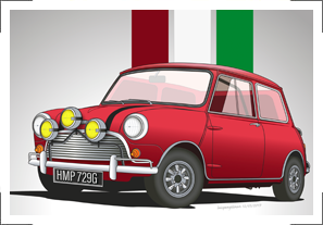 The Italian Job's '69 Austin Mini Cooper S