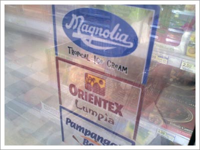 freezer isle at Albertsons
